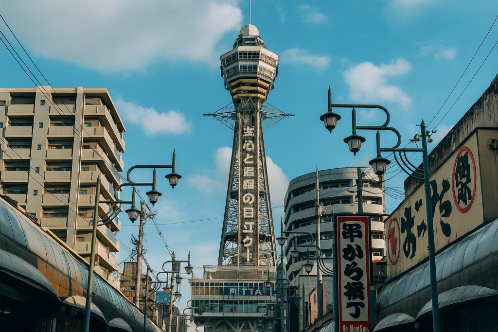 Dotonbori Canal in Osaka lit up at night with neon signs, boats, and crowds — perfect cover image for a 3-day Osaka itinerary.