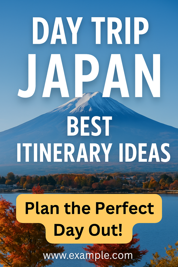 “A travel collage showing Kyoto, Osaka, Hiroshima, and Nara landmarks representing the best day trips in Japan for 2025”