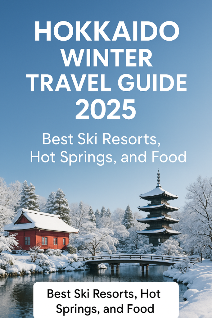 Hokkaido Winter Travel Guide 2025 – Ski resorts, hot springs, and Japanese food in snowy landscapes